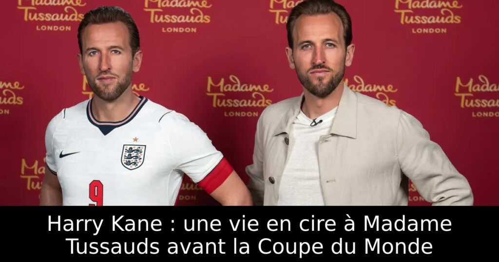 Harry Kane : une vie en cire à Madame Tussauds avant la Coupe du Monde