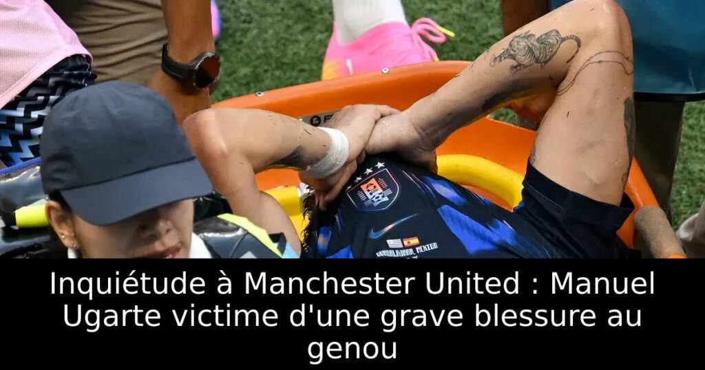 Inquiétude à Manchester United : Manuel Ugarte victime d&rsquo;une grave blessure au genou