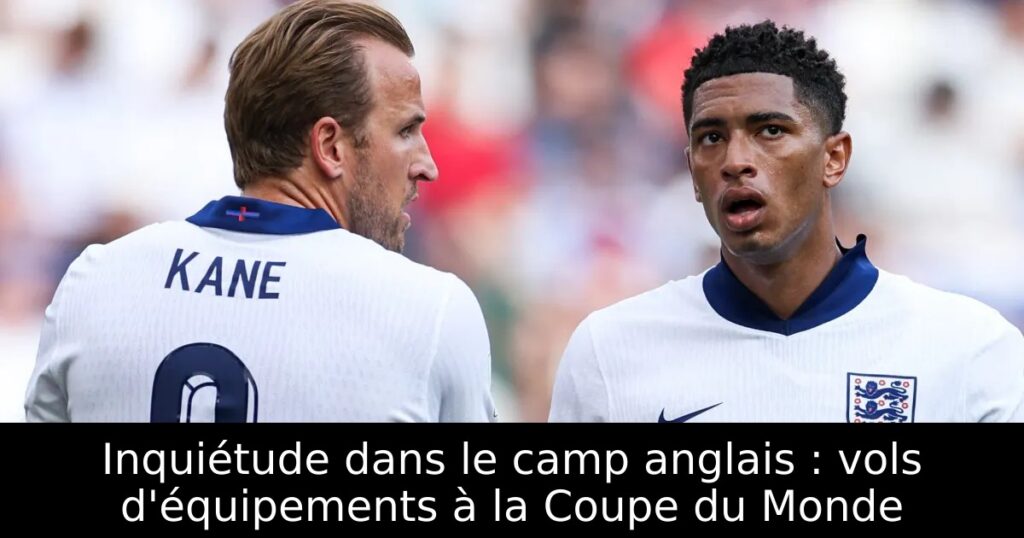 Inquiétude dans le camp anglais : vols d&rsquo;équipements à la Coupe du Monde
