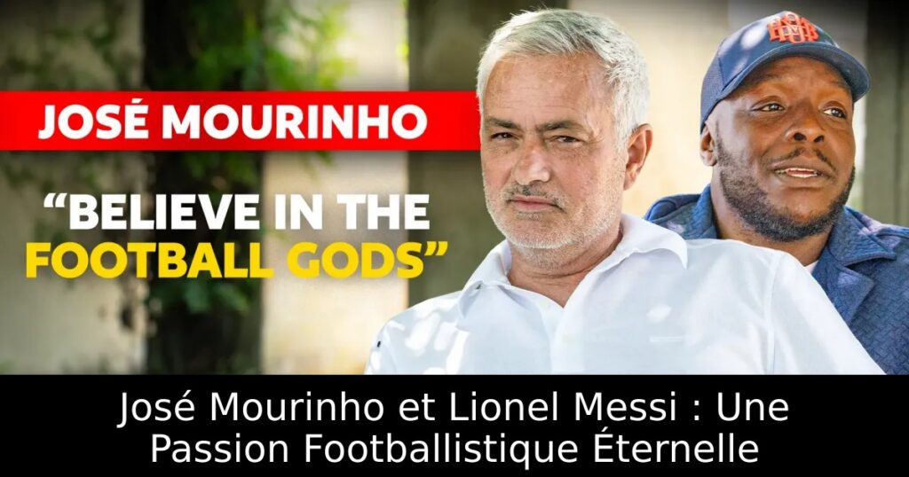 José Mourinho et Lionel Messi : Une Passion Footballistique Éternelle