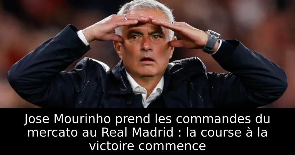 Jose Mourinho prend les commandes du mercato au Real Madrid : la course à la victoire commence