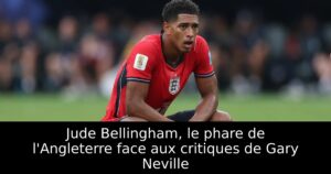 Jude Bellingham, le phare de l&rsquo;Angleterre face aux critiques de Gary Neville