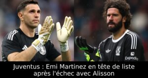 Juventus : Emi Martinez en tête de liste après l&rsquo;échec avec Alisson