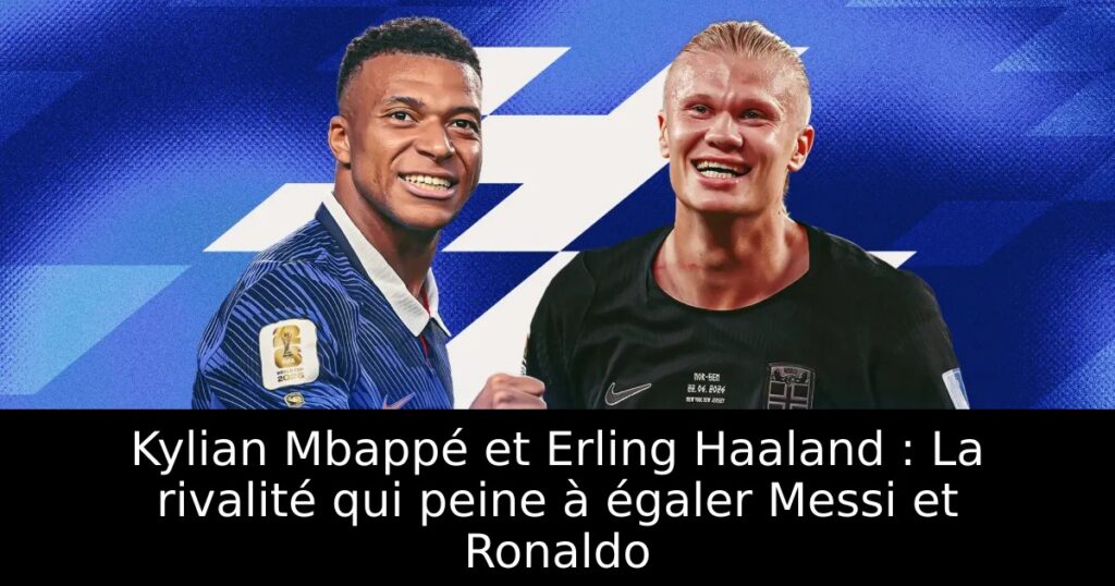 Kylian Mbappé et Erling Haaland : La rivalité qui peine à égaler Messi et Ronaldo