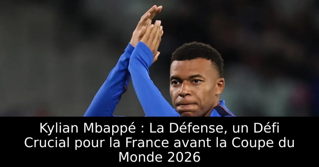 Kylian Mbappé : La Défense, un Défi Crucial pour la France avant la Coupe du Monde 2026