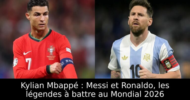 Kylian Mbappé : Messi et Ronaldo, les légendes à battre au Mondial 2026