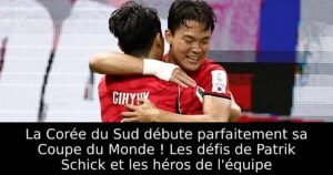 La Corée du Sud débute parfaitement sa Coupe du Monde ! Les défis de Patrik Schick et les héros de l&rsquo;équipe