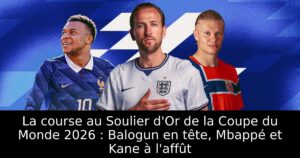 La course au Soulier d&rsquo;Or de la Coupe du Monde 2026 : Balogun en tête, Mbappé et Kane à l&rsquo;affût