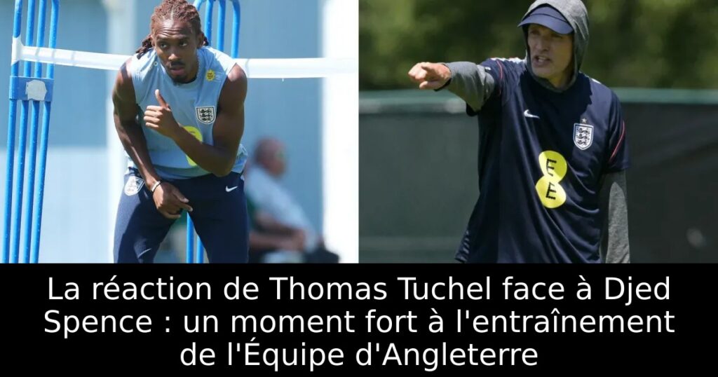 La réaction de Thomas Tuchel face à Djed Spence : un moment fort à l&rsquo;entraînement de l&rsquo;Équipe d&rsquo;Angleterre