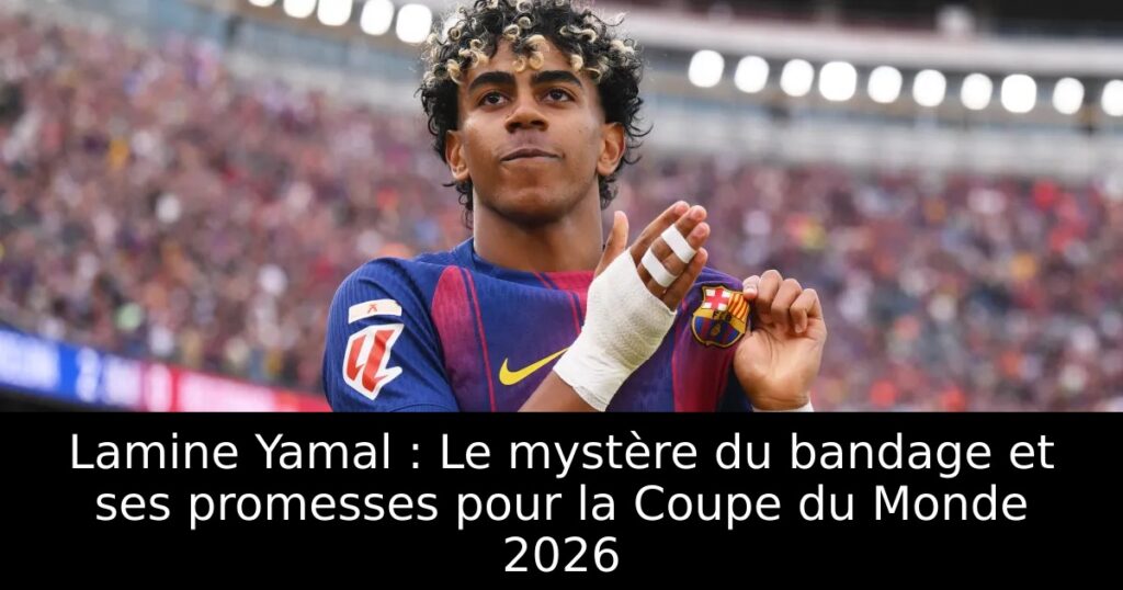 Lamine Yamal : Le mystère du bandage et ses promesses pour la Coupe du Monde 2026