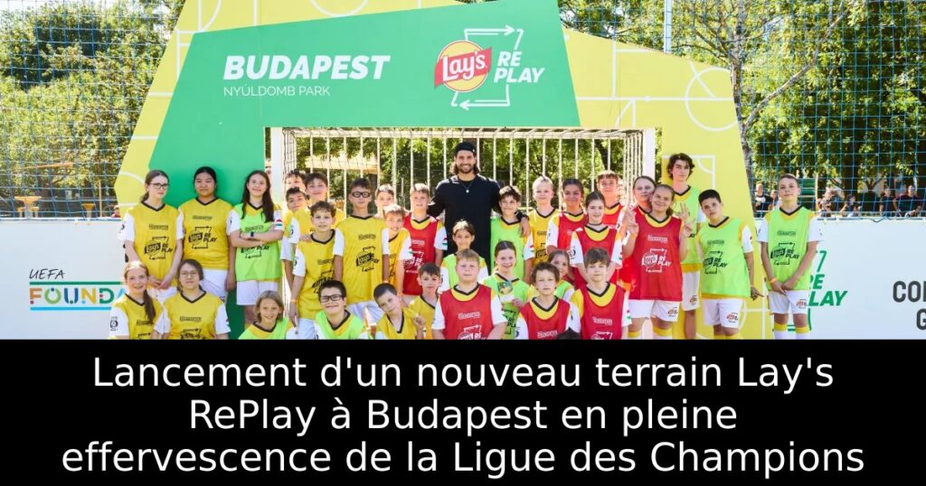 Lancement d&rsquo;un nouveau terrain Lay&rsquo;s RePlay à Budapest en pleine effervescence de la Ligue des Champions