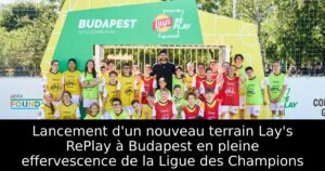 Lancement d&rsquo;un nouveau terrain Lay&rsquo;s RePlay à Budapest en pleine effervescence de la Ligue des Champions