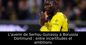 L&rsquo;avenir de Serhou Guirassy à Borussia Dortmund : entre incertitudes et ambitions