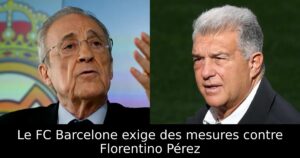 Le FC Barcelone exige des mesures contre Florentino Pérez