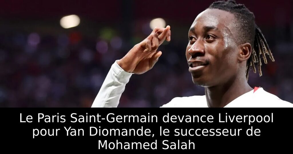Le Paris Saint-Germain devance Liverpool pour Yan Diomande, le successeur de Mohamed Salah