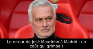 Le retour de José Mourinho à Madrid : un coût qui grimpe !