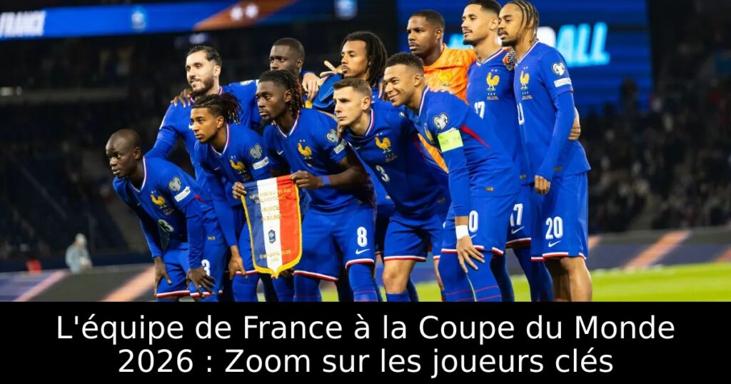 L&rsquo;équipe de France à la Coupe du Monde 2026 : Zoom sur les joueurs clés