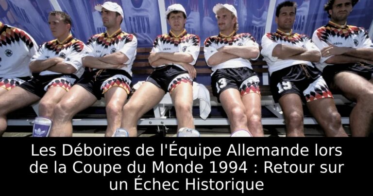 Les Déboires de l'Équipe Allemande lors de la Coupe du Monde 1994 : Retour sur un Échec Historique