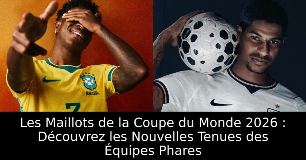 Les Maillots de la Coupe du Monde 2026 : Découvrez les Nouvelles Tenues des Équipes Phares