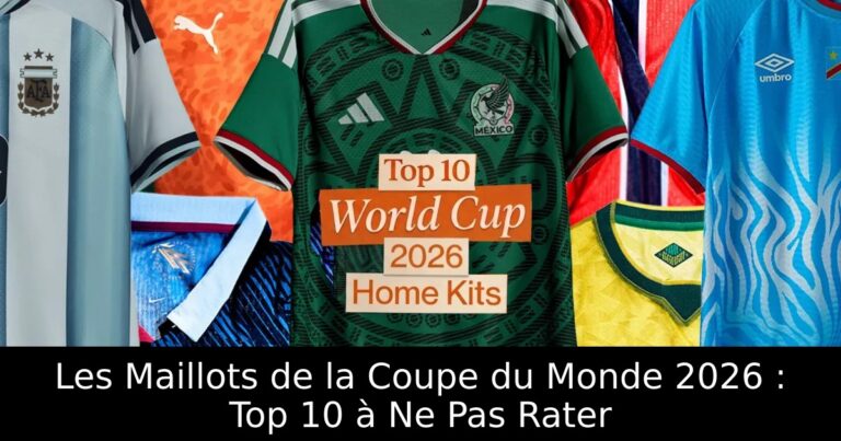 Les Maillots de la Coupe du Monde 2026 : Top 10 à Ne Pas Rater