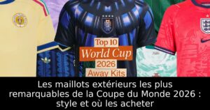 Les maillots extérieurs les plus remarquables de la Coupe du Monde 2026 : style et où les acheter