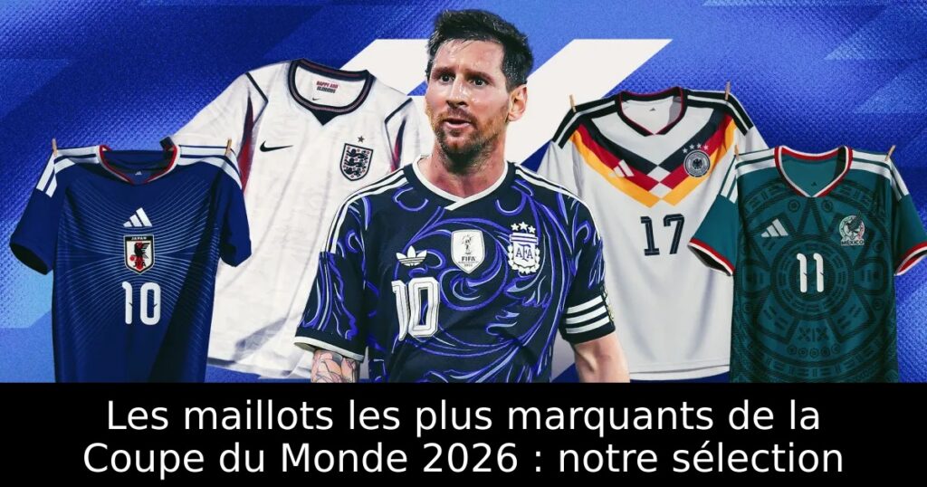 Les maillots les plus marquants de la Coupe du Monde 2026 : notre sélection