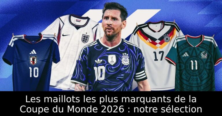 Les maillots les plus marquants de la Coupe du Monde 2026 : notre sélection