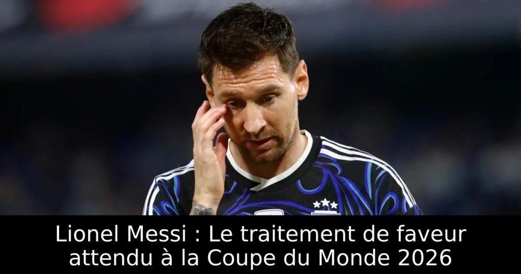 Lionel Messi : Le traitement de faveur attendu à la Coupe du Monde 2026