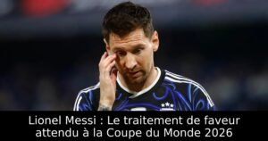 Lionel Messi : Le traitement de faveur attendu à la Coupe du Monde 2026