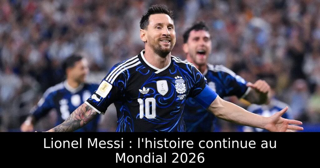 Lionel Messi : l&rsquo;histoire continue au Mondial 2026