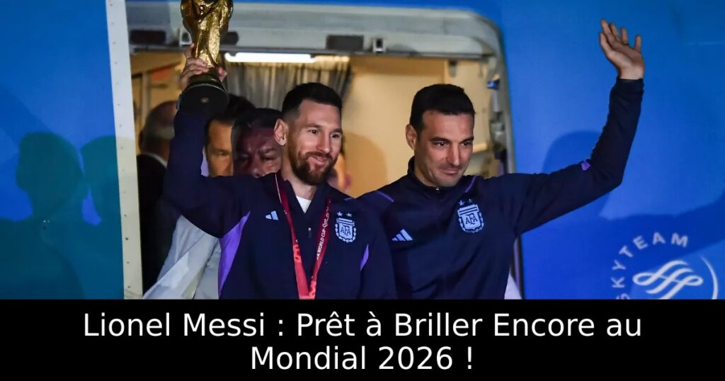 Lionel Messi : Prêt à Briller Encore au Mondial 2026 !