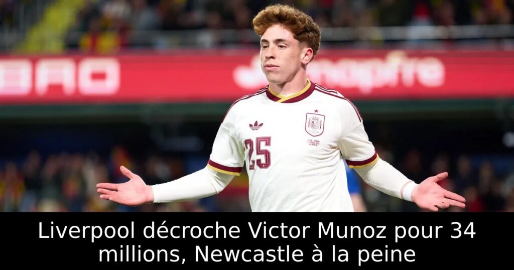 Liverpool décroche Victor Munoz pour 34 millions, Newcastle à la peine