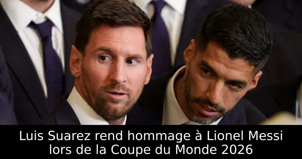 Luis Suarez rend hommage à Lionel Messi lors de la Coupe du Monde 2026