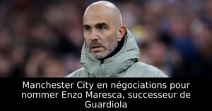 Manchester City en négociations pour nommer Enzo Maresca, successeur de Guardiola