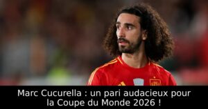 Marc Cucurella : un pari audacieux pour la Coupe du Monde 2026 !