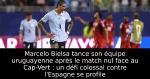Marcelo Bielsa tance son équipe uruguayenne après le match nul face au Cap-Vert : un défi colossal contre l&rsquo;Espagne se profile