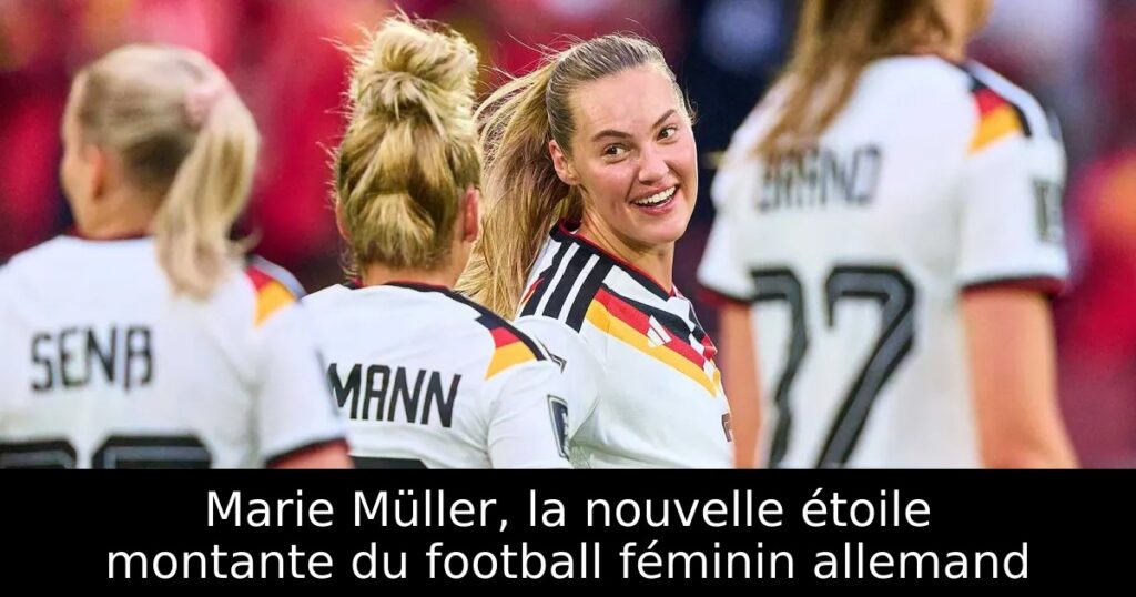 Marie Müller, la nouvelle étoile montante du football féminin allemand