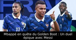 Mbappé en quête du Golden Boot : Un duel épique avec Messi
