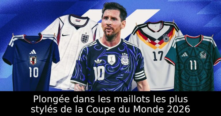 Plongée dans les maillots les plus stylés de la Coupe du Monde 2026