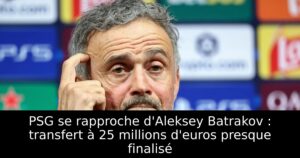 PSG se rapproche d&rsquo;Aleksey Batrakov : transfert à 25 millions d&rsquo;euros presque finalisé