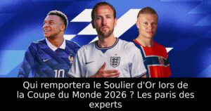 Qui remportera le Soulier d&rsquo;Or lors de la Coupe du Monde 2026 ? Les paris des experts