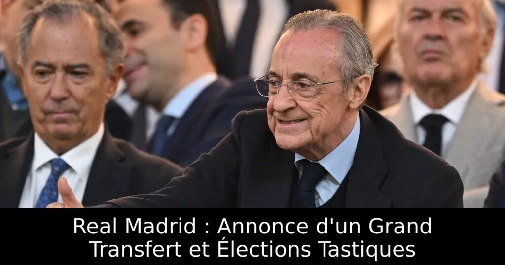 Real Madrid : Annonce d&rsquo;un Grand Transfert et Élections Tastiques
