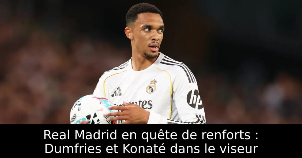 Real Madrid en quête de renforts : Dumfries et Konaté dans le viseur