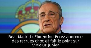 Real Madrid : Florentino Perez annonce des recrues choc et fait le point sur Vinicius Junior