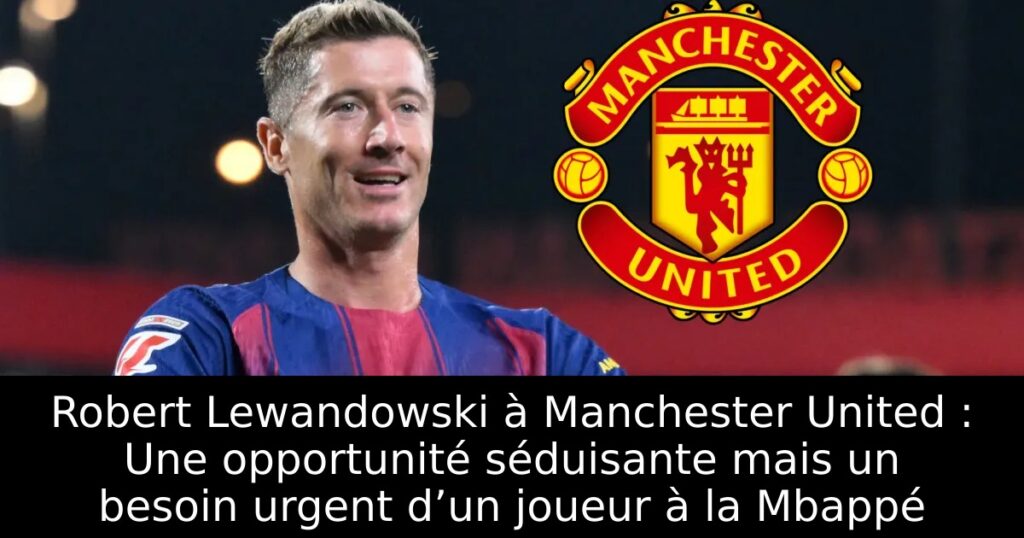 Robert Lewandowski à Manchester United : Une opportunité séduisante mais un besoin urgent d’un joueur à la Mbappé