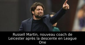 Russell Martin, nouveau coach de Leicester après la descente en League One