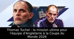 Thomas Tuchel : la mission ultime pour l&rsquo;équipe d&rsquo;Angleterre à la Coupe du Monde 2026