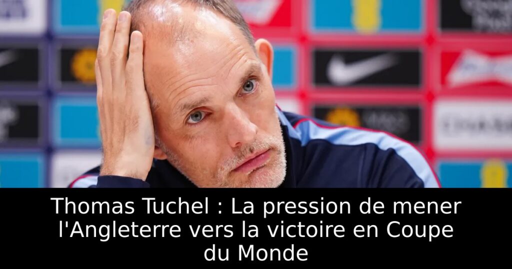 Thomas Tuchel : La pression de mener l&rsquo;Angleterre vers la victoire en Coupe du Monde