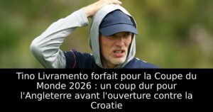 Tino Livramento forfait pour la Coupe du Monde 2026 : un coup dur pour l&rsquo;Angleterre avant l&rsquo;ouverture contre la Croatie