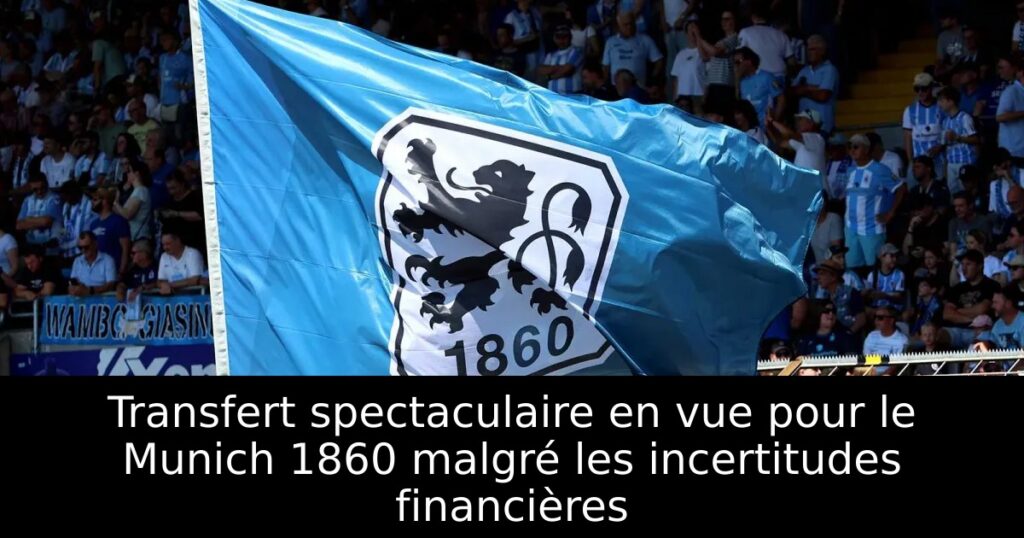 Transfert spectaculaire en vue pour le Munich 1860 malgré les incertitudes financières